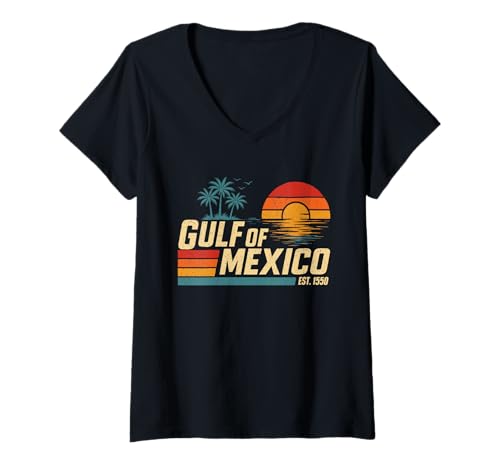 Damen Golf von Mexiko Est. 1550 - Sarkastischer Witz Humor Sarkasmus T-Shirt mit V-Ausschnitt Damen Golf von Mexiko Est. 1550 - Sarkastischer Witz Humor Sarkasmus T-Shirt mit V-Ausschnitt von Funny Sarcastic Shirts