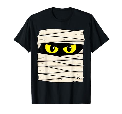 Mummy Wrap Eyes Halloween-Kostüm, lustig, gruselig, für Jungen T-Shirt Mummy Wrap Eyes Halloween-Kostüm, lustig, gruselig, für Jungen T-Shirt von Funny Scary Halloween Mummy Costume Boys Kids
