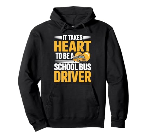 Es braucht Herz, EIN Schulbusfahrer zu Sein Männer Pullover Hoodie Es braucht Herz, EIN Schulbusfahrer zu Sein Männer Pullover Hoodie von Funny School Bus Driver Design Apprel