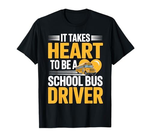 Es braucht Herz, EIN Schulbusfahrer zu Sein Männer T-Shirt Es braucht Herz, EIN Schulbusfahrer zu Sein Männer T-Shirt von Funny School Bus Driver Design Apprel