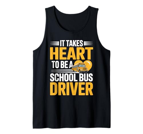 Es braucht Herz, EIN Schulbusfahrer zu Sein Männer Tank Top Es braucht Herz, EIN Schulbusfahrer zu Sein Männer Tank Top von Funny School Bus Driver Design Apprel