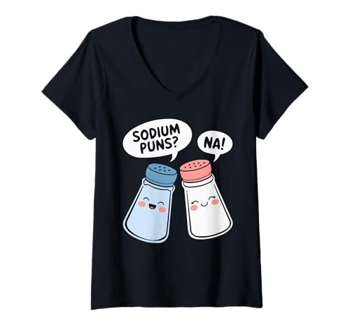 Damen Lustige Wissenschaft Witze Schulfach Wissenschaft Lehrer T-Shirt mit V-Ausschnitt Damen Lustige Wissenschaft Witze Schulfach Wissenschaft Lehrer T-Shirt mit V-Ausschnitt von Funny Science Teacher Chemistry Algebra