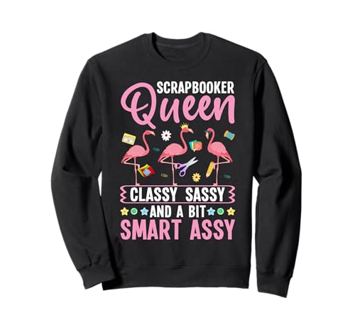 Scrapbooker Queen Lustiges Basteln Hobbyist Scrapbooking Mädchen Sweatshirt Scrapbooker Queen Lustiges Basteln Hobbyist Scrapbooking Mädchen Sweatshirt von Funny Scrapbooking Shirts for Women