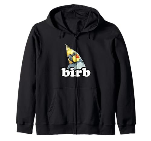 Cute Bird Mens Womens Kids Boys Birb Meme Cockatiel Lover Kapuzenjacke von Funny Screaming Birb Parrot Gifts Shirts & Hoodies
