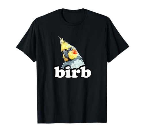 Cute Bird Mens Womens Kids Boys Birb Meme Cockatiel Lover T-Shirt von Funny Screaming Birb Parrot Gifts Shirts & Hoodies