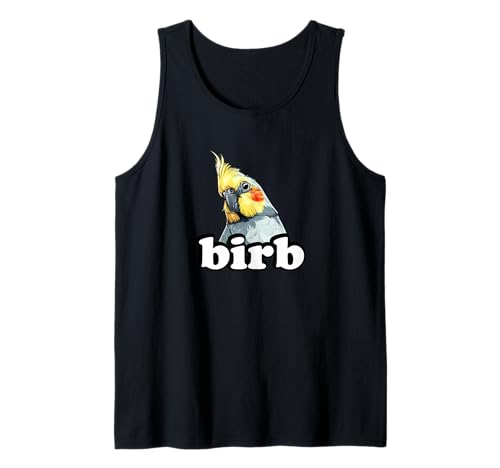 Cute Bird Mens Womens Kids Boys Birb Meme Cockatiel Lover Tank Top von Funny Screaming Birb Parrot Gifts Shirts & Hoodies