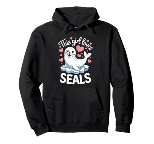 Dieses Mädchen liebt Robben Pullover Hoodie Dieses Mädchen liebt Robben Pullover Hoodie von Funny Seals Cool Seal Girl Designs