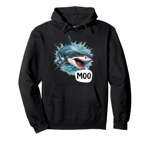 Lustiger Hai Moo I'm A Cow Herren Damen Kinder Pullover Hoodie Lustiger Hai Moo I'm A Cow Herren Damen Kinder Pullover Hoodie von Funny Shark Moo I'm A Cow Men Women Kids