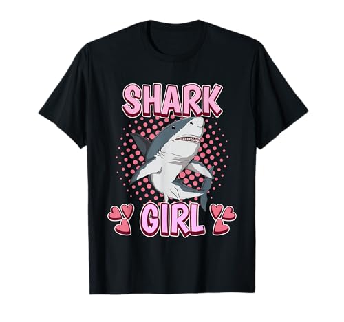 Hai Mädchen Shark Girl Haie T-Shirt Hai Mädchen Shark Girl Haie T-Shirt von Funny Shark Stuff