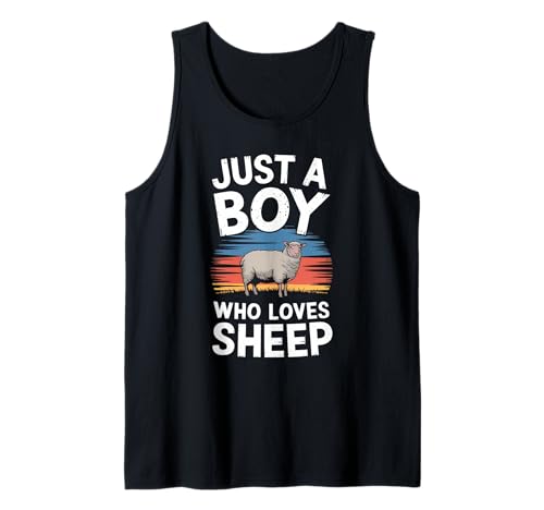 Herren Nur EIN Junge, der Schafe liebt, Farm Animal Lover, Kinder, Schafe Tank Top Herren Nur EIN Junge, der Schafe liebt, Farm Animal Lover, Kinder, Schafe Tank Top von Funny Sheep Lover Clothing