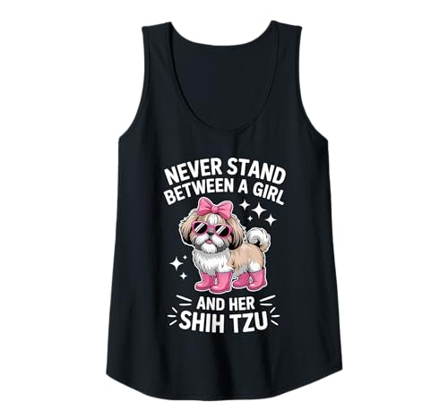 Damen Shih Tzu Mädchen Lustiger Shih Tzu Tank Top Damen Shih Tzu Mädchen Lustiger Shih Tzu Tank Top von Funny Shih Tzu Cool Shih Tzu Girl Design