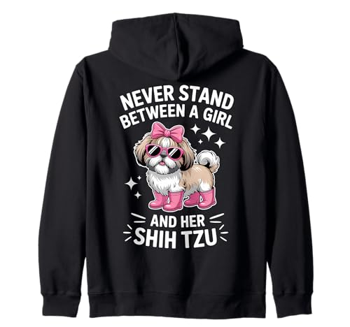 Shih Tzu Mädchen Lustiger Shih Tzu Kapuzenjacke Shih Tzu Mädchen Lustiger Shih Tzu Kapuzenjacke von Funny Shih Tzu Cool Shih Tzu Girl Design
