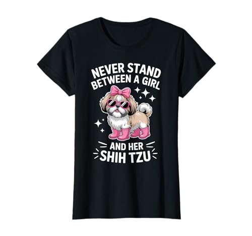 Shih Tzu Mädchen Lustiger Shih Tzu T-Shirt Shih Tzu Mädchen Lustiger Shih Tzu T-Shirt von Funny Shih Tzu Cool Shih Tzu Girl Design