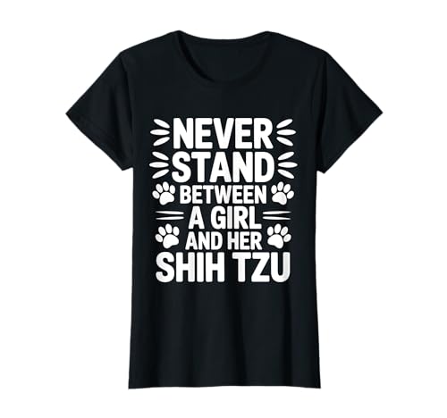 Shih Tzu Mädchen Lustiger Shih Tzu T-Shirt Shih Tzu Mädchen Lustiger Shih Tzu T-Shirt von Funny Shih Tzu Cool Shih Tzu Girl Designs