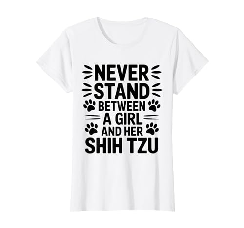 Shih Tzu Mädchen Lustiger Shih Tzu T-Shirt Shih Tzu Mädchen Lustiger Shih Tzu T-Shirt von Funny Shih Tzu Cute Shih Tzu Girl Design