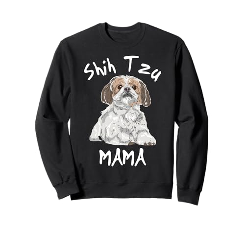 Süße Shih Tzu Mama Sweatshirt von Funny Shih Tzu Lover Gifts