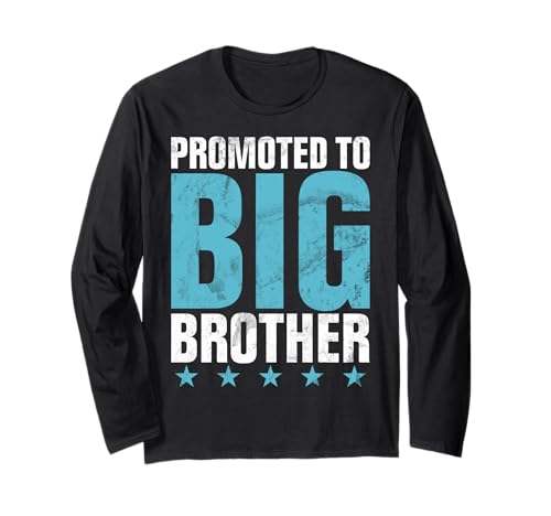 Promoted to Big Brother Older Brother Geschwister Kinder Jungen Langarmshirt Promoted to Big Brother Older Brother Geschwister Kinder Jungen Langarmshirt von Funny Sister Brother Matching Sibling Gifts