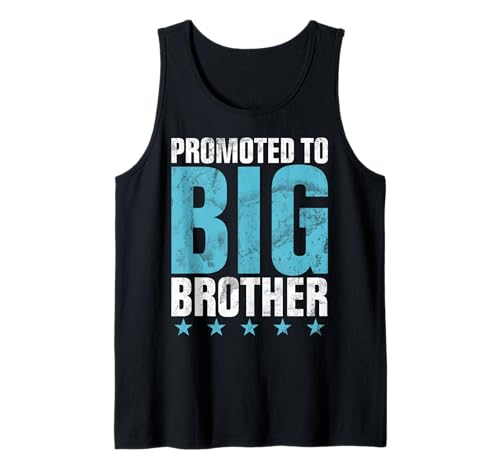 Promoted to Big Brother Older Brother Geschwister Kinder Jungen Tank Top Promoted to Big Brother Older Brother Geschwister Kinder Jungen Tank Top von Funny Sister Brother Matching Sibling Gifts