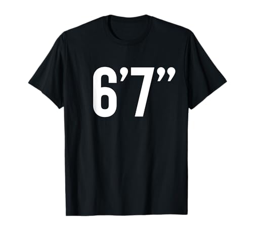 1,8 m – 1,8 m 17,8 cm Meme T-Shirt 1,8 m – 1,8 m 17,8 cm Meme T-Shirt von Funny Six Seven Saying - 67 Meme