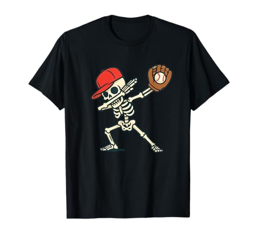 Dabbing Skeleton Baseball Player Halloween Men Women Kids T-Shirt Dabbing Skeleton Baseball Player Halloween Men Women Kids T-Shirt von Funny Skeleton Baseball Costume Tees