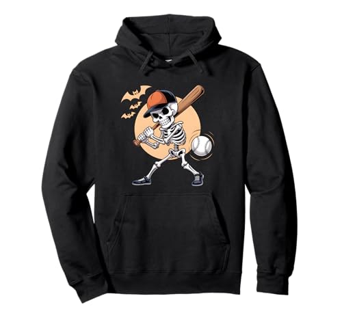 Cooles Skelett spielt Baseball Gruselig Halloween Herren Jungen Pullover Hoodie Cooles Skelett spielt Baseball Gruselig Halloween Herren Jungen Pullover Hoodie von Funny Skeleton Baseball for Halloween