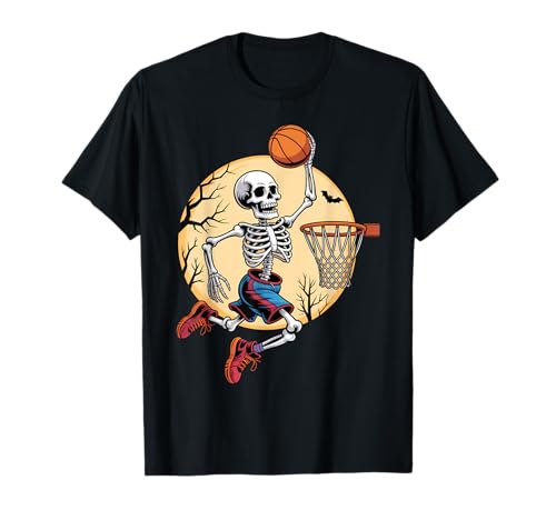 Skelett Basketball Halloween Kostüm Lustig Herren Jungen Kinder T-Shirt Skelett Basketball Halloween Kostüm Lustig Herren Jungen Kinder T-Shirt von Funny Skeleton Basketball Halloween Tees