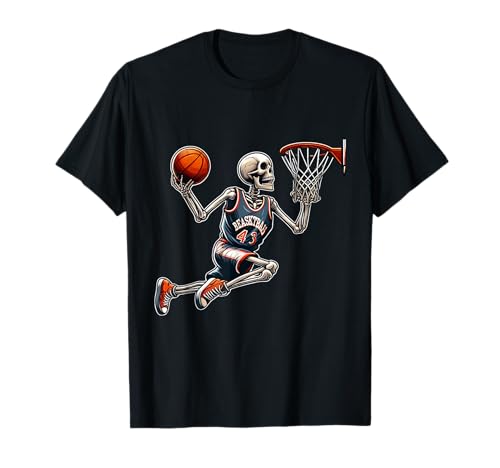 Skelett Basketball Halloween Kostüm Lustig Herren Jungen Kinder T-Shirt Skelett Basketball Halloween Kostüm Lustig Herren Jungen Kinder T-Shirt von Funny Skeleton Basketball Halloween Tees