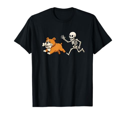 Lustiges Skelett Bulldogge Halloween Hund Mama Haustier Liebhaber T-Shirt Lustiges Skelett Bulldogge Halloween Hund Mama Haustier Liebhaber T-Shirt von Funny Skeleton bulldog Halloween Dog Lover