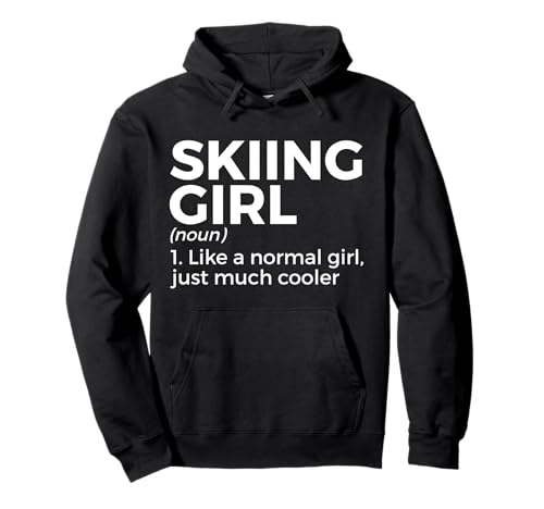 Skifahren Mädchen Definition Funny Ski Pullover Hoodie Skifahren Mädchen Definition Funny Ski Pullover Hoodie von Funny Ski Skiing Apparel