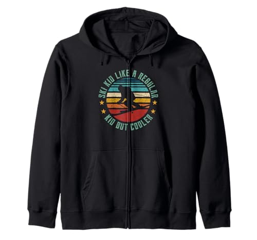 Ski Kids Vintage Young Funny Skifahrer & Skifahrer Liebhaber Jungen Mädchen Kapuzenjacke Ski Kids Vintage Young Funny Skifahrer & Skifahrer Liebhaber Jungen Mädchen Kapuzenjacke von Funny Skier Lover Boys Girl gift idea