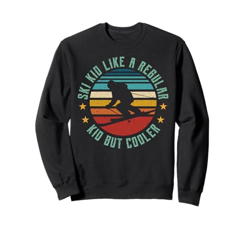 Ski Kids Vintage Young Funny Skifahrer & Skifahrer Liebhaber Jungen Mädchen Sweatshirt Ski Kids Vintage Young Funny Skifahrer & Skifahrer Liebhaber Jungen Mädchen Sweatshirt von Funny Skier Lover Boys Girl gift idea