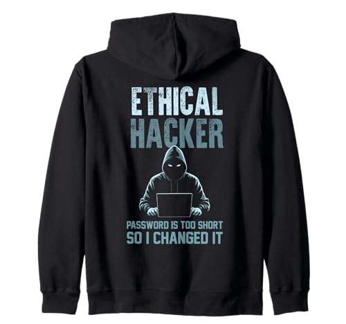 Lustiger ethischer Hacker Your Password Is Too Short Herren Damen Kapuzenjacke Lustiger ethischer Hacker Your Password Is Too Short Herren Damen Kapuzenjacke von Funny Skilled Hackers Cyber Security Specialist