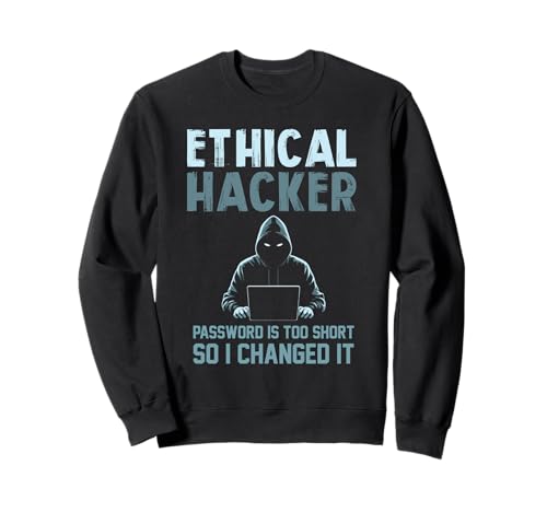 Sarcastic Ethical Hacker Your Password Too Short Herren Damen Sweatshirt Sarcastic Ethical Hacker Your Password Too Short Herren Damen Sweatshirt von Funny Skilled Hackers Cyber Security Specialist