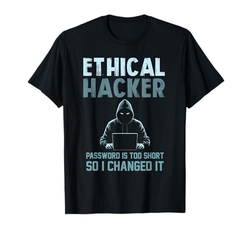 Sarcastic Ethical Hacker Your Password Too Short Herren Damen T-Shirt Sarcastic Ethical Hacker Your Password Too Short Herren Damen T-Shirt von Funny Skilled Hackers Cyber Security Specialist