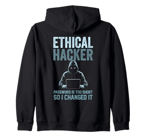 Sarcastic Ethical Hacker Your Password Too Short Men Women Kapuzenjacke Sarcastic Ethical Hacker Your Password Too Short Men Women Kapuzenjacke von Funny Skilled Hackers Cyber Security Specialist