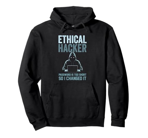 Sarcastic Ethical Hacker Your Password Too Short Men Women Pullover Hoodie Sarcastic Ethical Hacker Your Password Too Short Men Women Pullover Hoodie von Funny Skilled Hackers Cyber Security Specialist