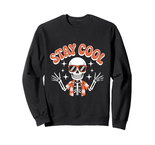 Stay Cool Man Cool Skelett Meme - Stay Chill and Ride Sweatshirt Stay Cool Man Cool Skelett Meme - Stay Chill and Ride Sweatshirt von Funny Skull Shirt – Stay Cool Skeleton Vibe Shirt