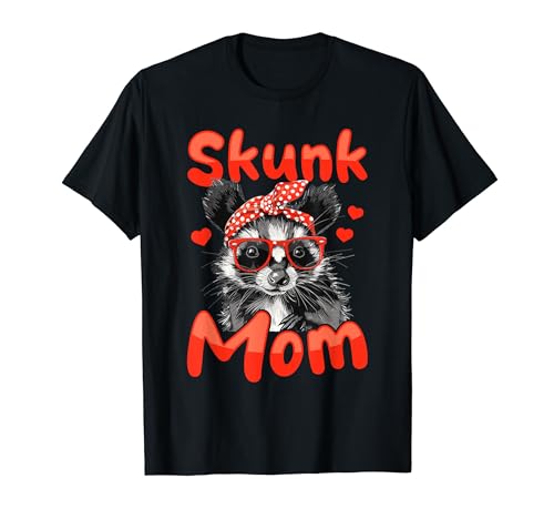 Lustiges Stinktier Stinktier Mama T-Shirt Lustiges Stinktier Stinktier Mama T-Shirt von Funny Skunk Lover Graphics Co.