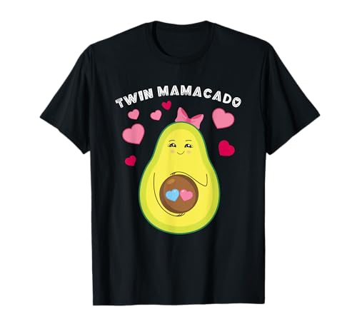 Twin Mamacado süße Avocado Mama Obst Schwangere Mutter T-Shirt Twin Mamacado süße Avocado Mama Obst Schwangere Mutter T-Shirt von Funny Sliced Avocado Lover Twin Birth Mama Gifts