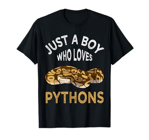 Cute Ball Python Snake Just a Boy Who Loves Ball Pythons T-Shirt Cute Ball Python Snake Just a Boy Who Loves Ball Pythons T-Shirt von Funny Snake lover designs
