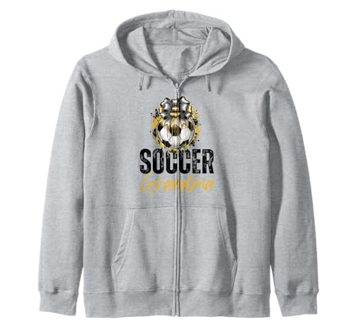 Lustige Großmutter, stolze Fußballliebhaberin, Nana, für Damen Kapuzenjacke von Funny Soccer Grandma Heart