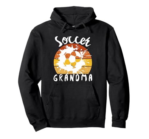 Lustige Großmutter, stolze Fußballliebhaberin, Nana, für Damen Pullover Hoodie von Funny Soccer Grandma Heart