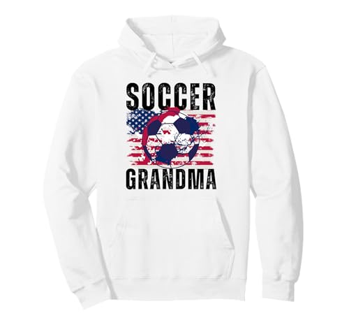 Lustige Großmutter, stolze Fußballliebhaberin, Nana, für Damen Pullover Hoodie von Funny Soccer Grandma Heart