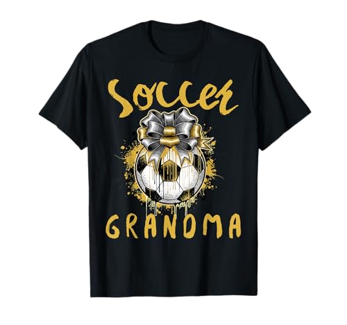Lustige Großmutter, stolze Fußballliebhaberin, Nana, für Damen T-Shirt von Funny Soccer Grandma Heart