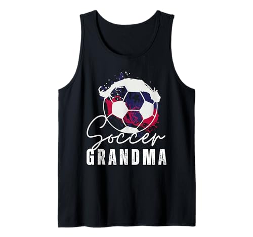 Lustige Großmutter, stolze Fußballliebhaberin, Nana, für Damen Tank Top von Funny Soccer Grandma Heart