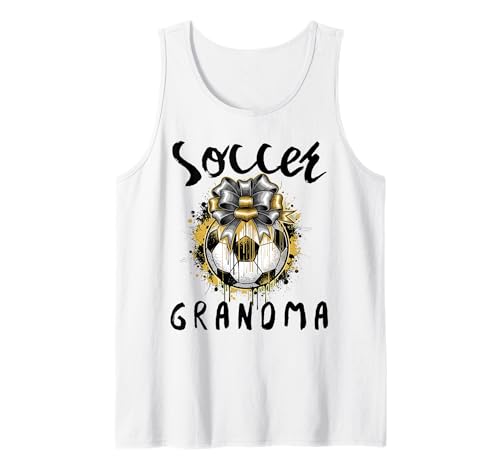 Lustige Großmutter, stolze Fußballliebhaberin, Nana, für Damen Tank Top von Funny Soccer Grandma Heart