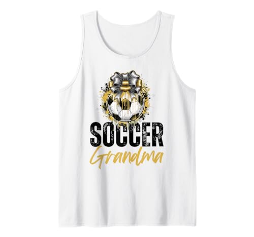 Lustige Großmutter, stolze Fußballliebhaberin, Nana, für Damen Tank Top von Funny Soccer Grandma Heart