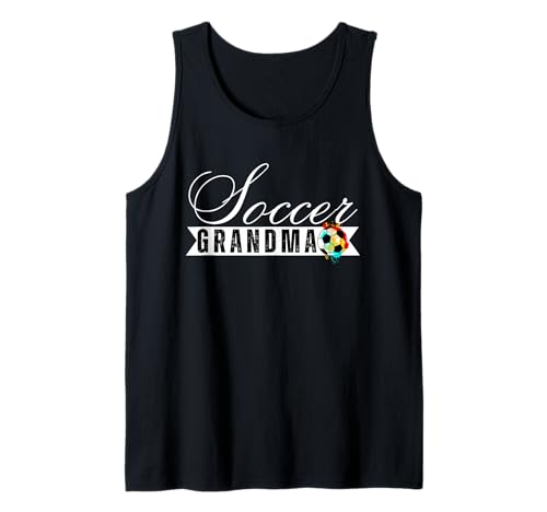 Lustige Großmutter, stolze Fußballliebhaberin, Nana, für Damen Tank Top von Funny Soccer Grandma Heart