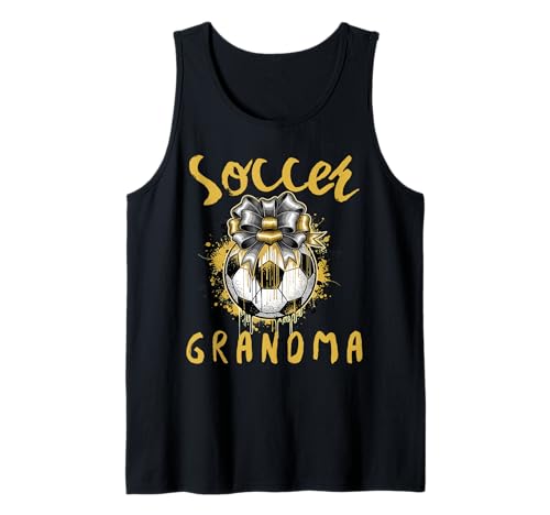 Lustige Großmutter, stolze Fußballliebhaberin, Nana, für Damen Tank Top von Funny Soccer Grandma Heart