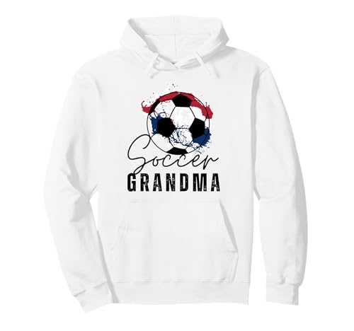 Lustiges Oma Stolzer Fußballliebhaber Oma rotes Herz für Frauen Pullover Hoodie von Funny Soccer Grandma Heart